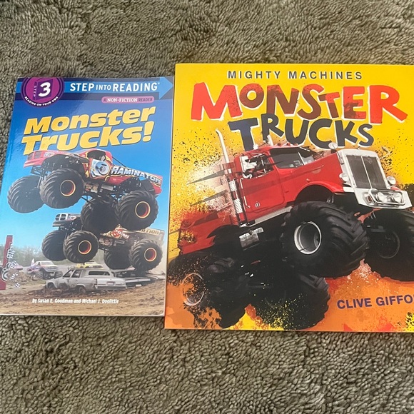 Other | Monster Trucks Book Bundle Step Into Reading Monster Trucks And ...